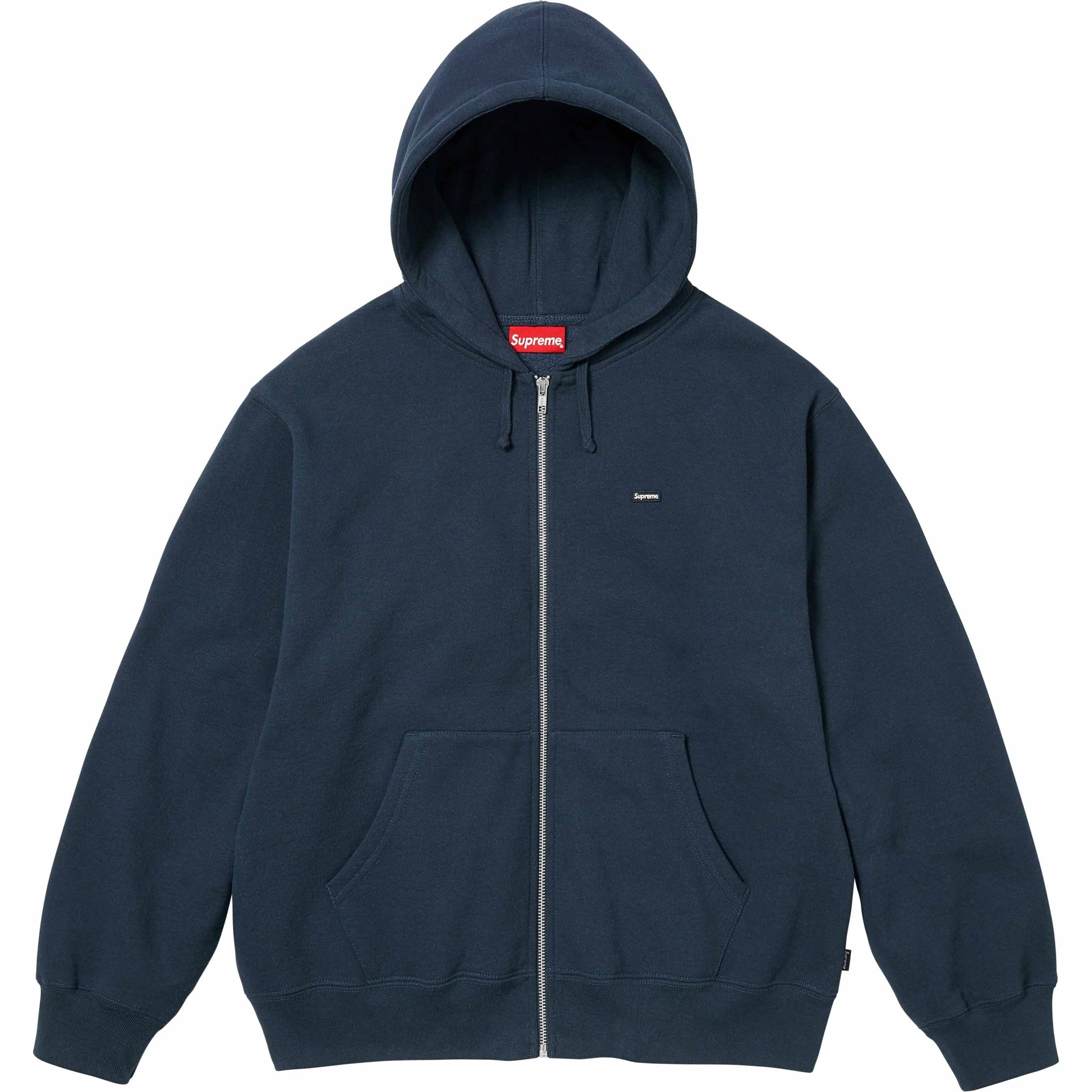 Small Box Zip Up Hooded Sweatshirt view 13